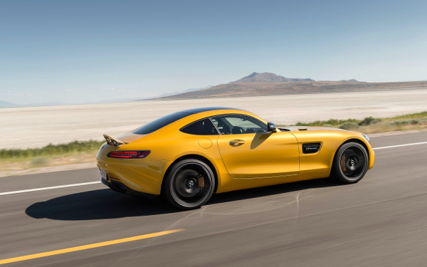 Mercedes-AMG GT (C 190) 2014, exterior: AMG solarbeam; AMG Exterior Night package