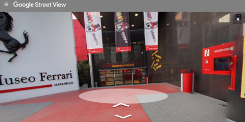 Esplora l’Interno dei Musei Ferrari con Google Street View!