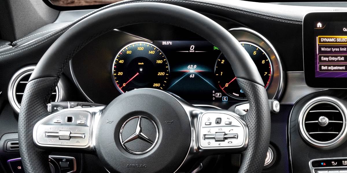 Gli interni della Mercedes GLC