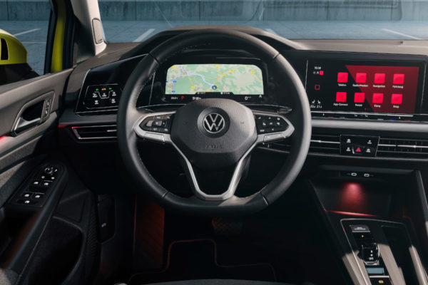 nuova Volkswagen Golf interni
