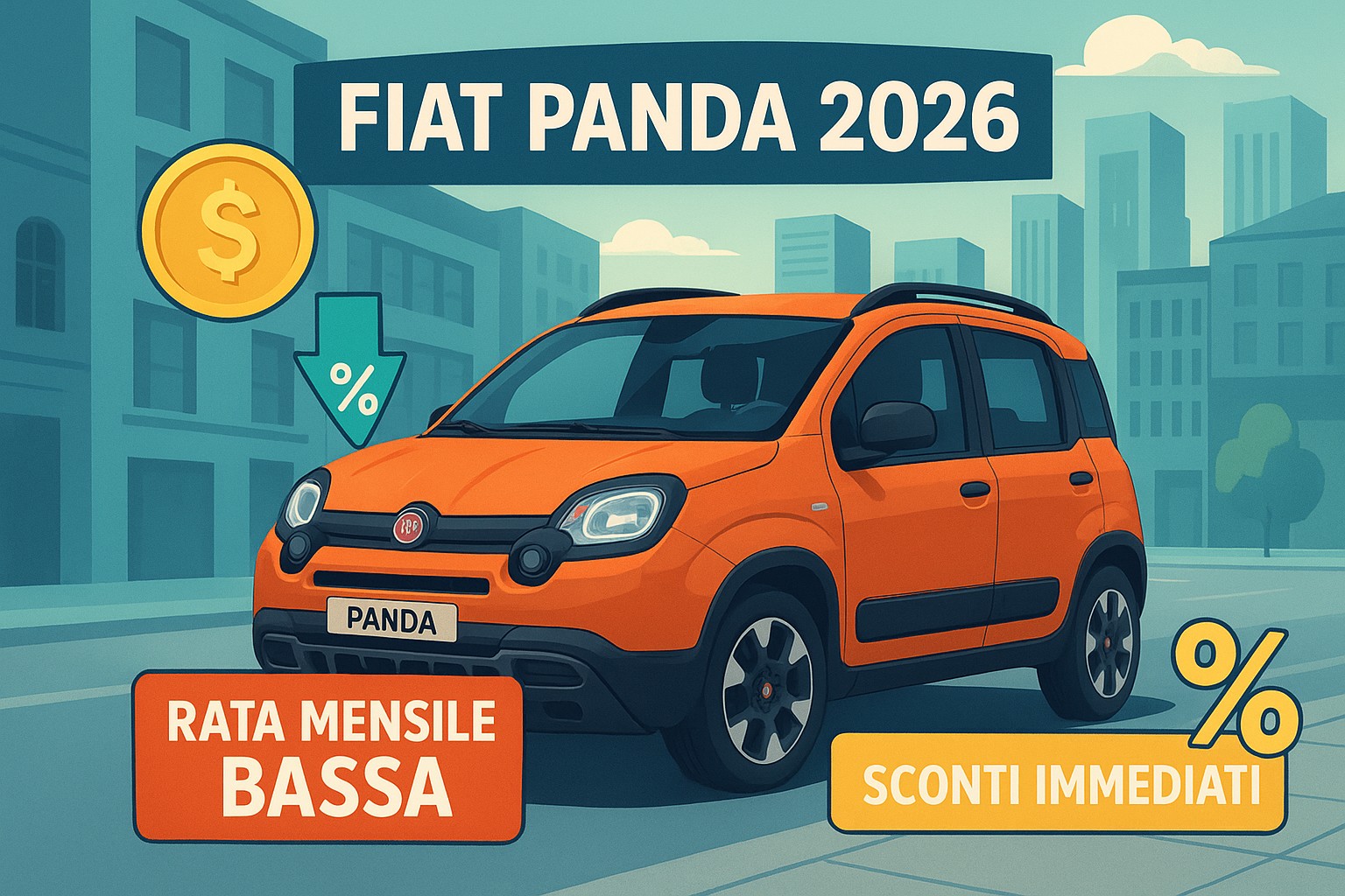 Fiat Panda 2026: Sconti Incredibili con Rata Mensile Bassa