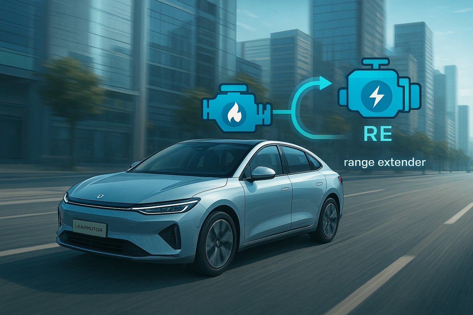 Come funziona il Range Extender nel Leapmotor B10 REEV