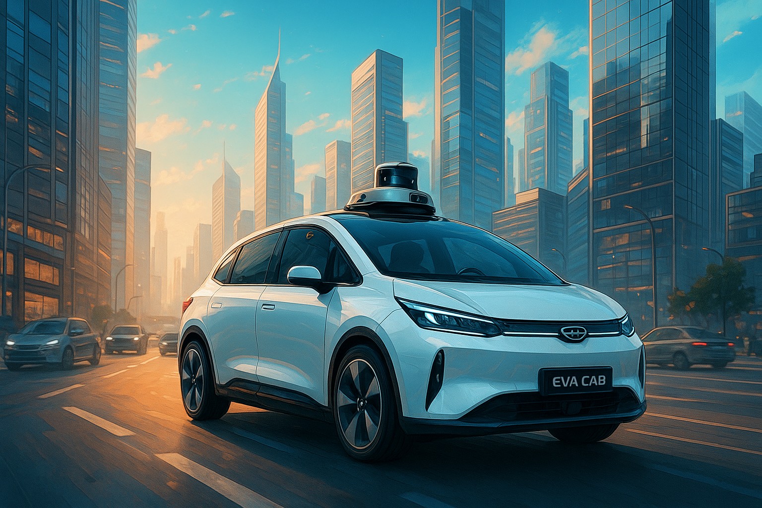 Geely EVA Cab: la Cina accelera sul futuro con il primo robotaxi ‘nativo’