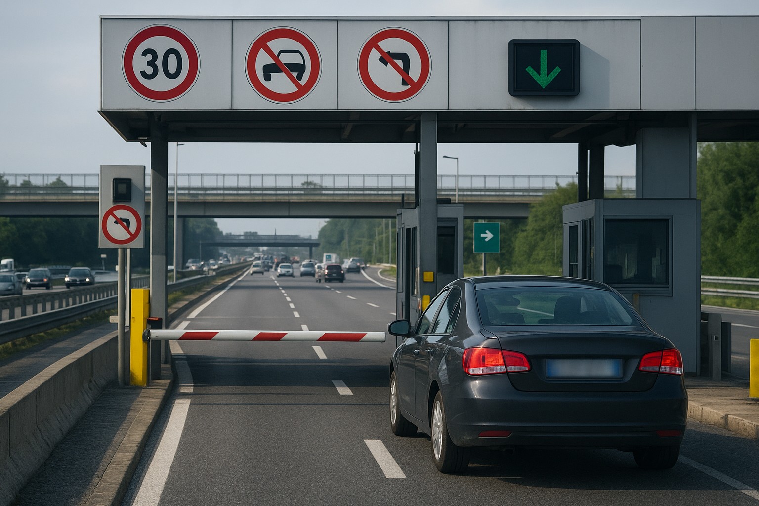 Cosa Rischi con la Retromarcia al Casello: Sanzioni e Regole