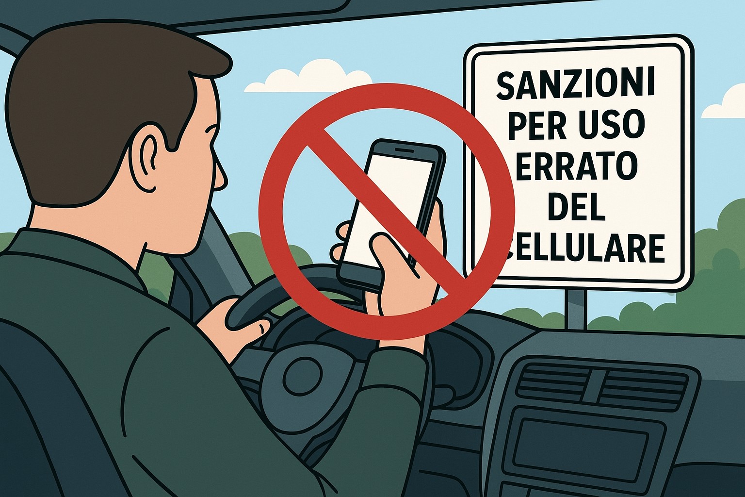 Guida alle Sanzioni per l’Uso Improprio del Cellulare alla Guida