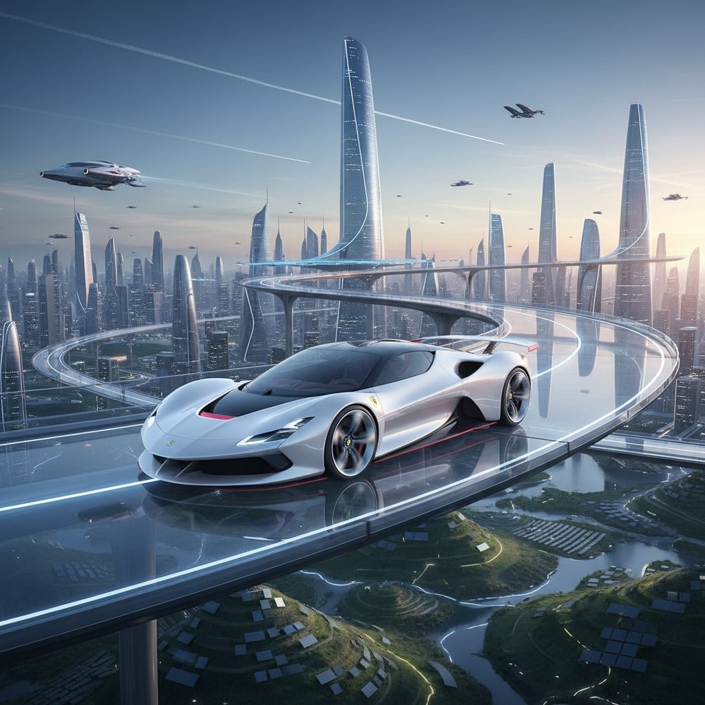 Design Rivoluzionario della Ferrari Luce: Un Nuovo Paradigma