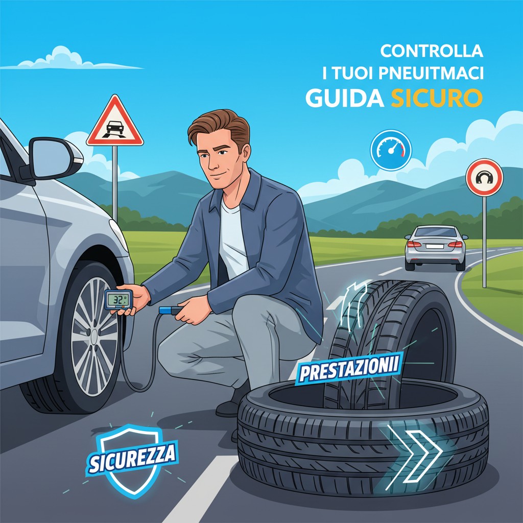 L’importanza della giusta pressione pneumatici per la sicurezza