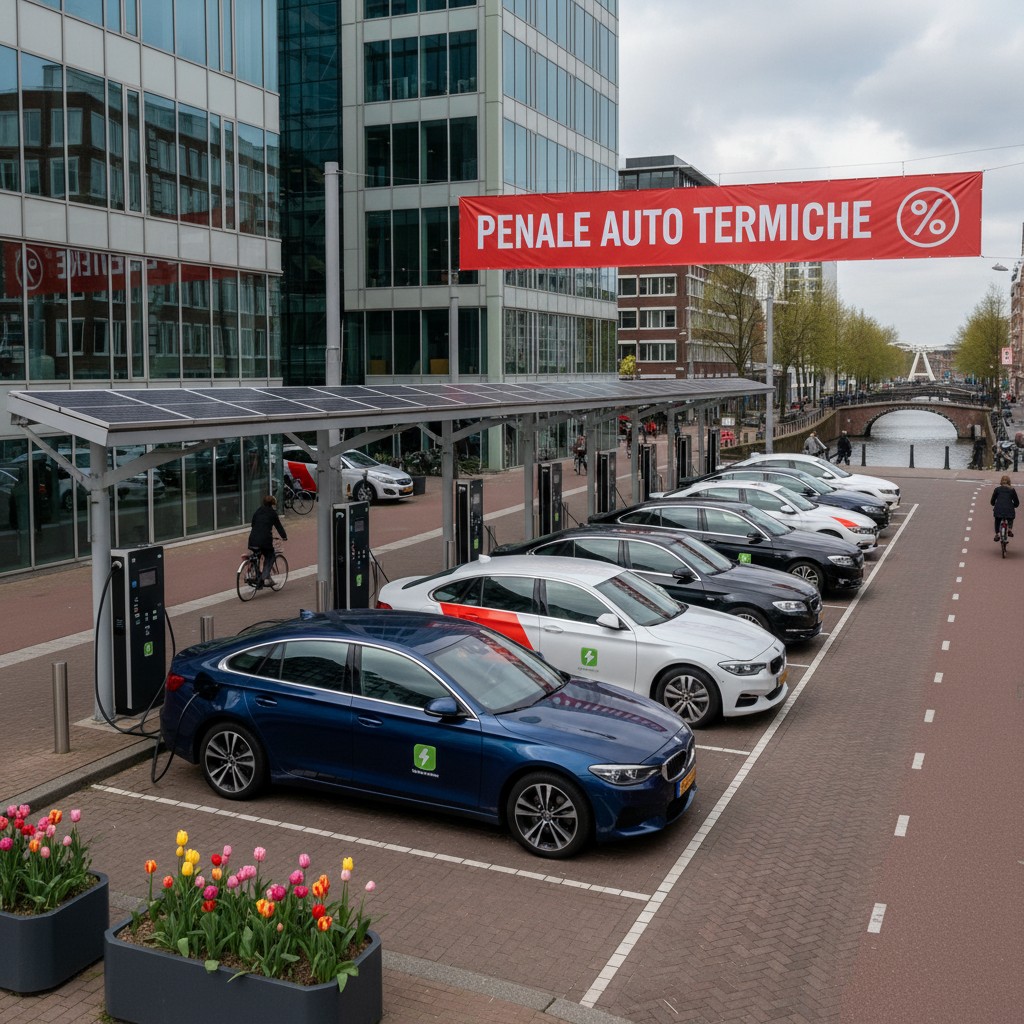 Auto aziendali: nei Paesi Bassi una penale di 400 euro al mese per le termiche