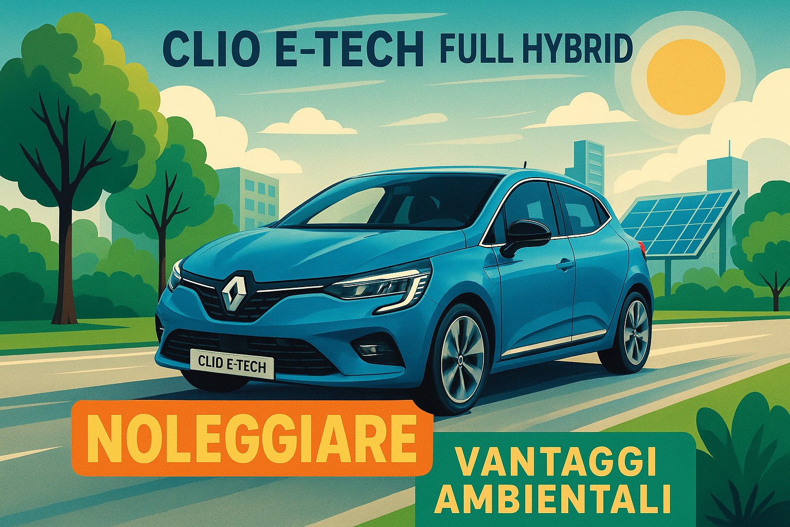 Perché Noleggiare la Renault Clio E-Tech Full Hybrid?