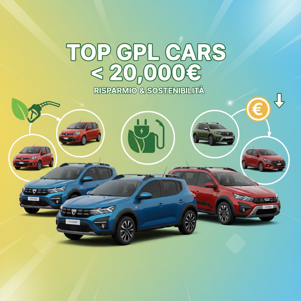 Le auto Gpl più economiche (sotto i 20.000€)
