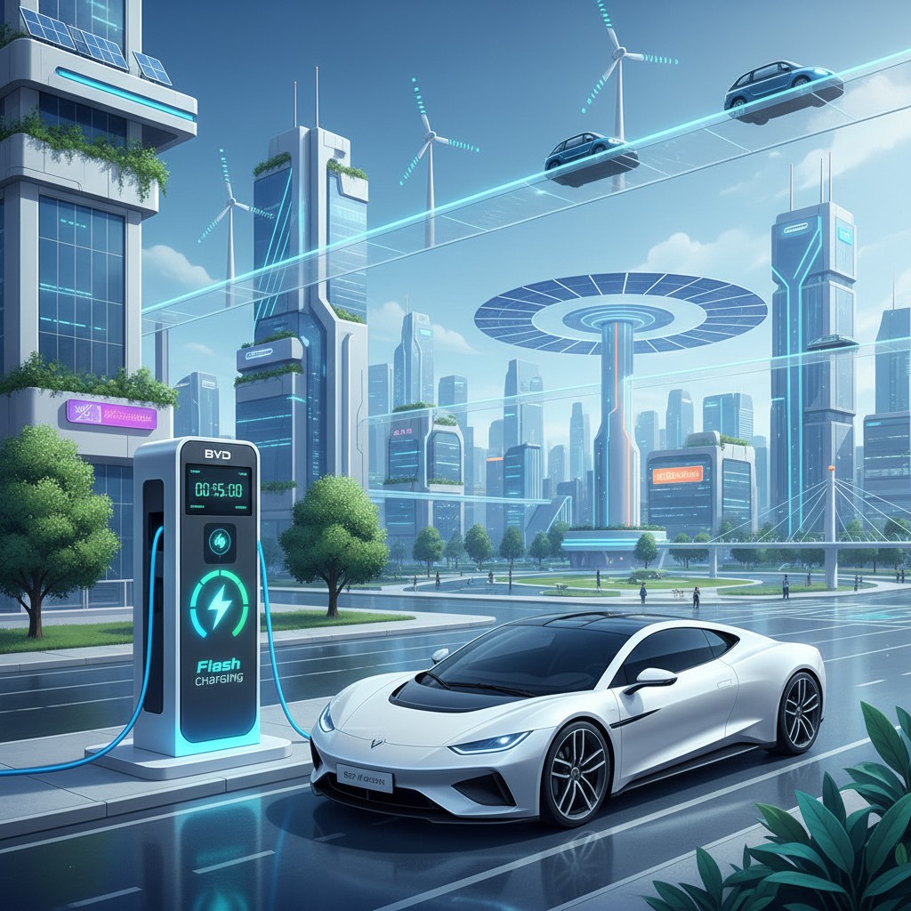 BYD Flash Charging: cinque minuti e la batteria è carica