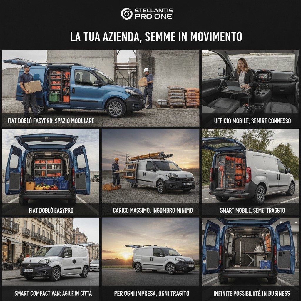 Doblò EasyPRO e Smart Compact Van: Innovazioni nel Mondo dei Van