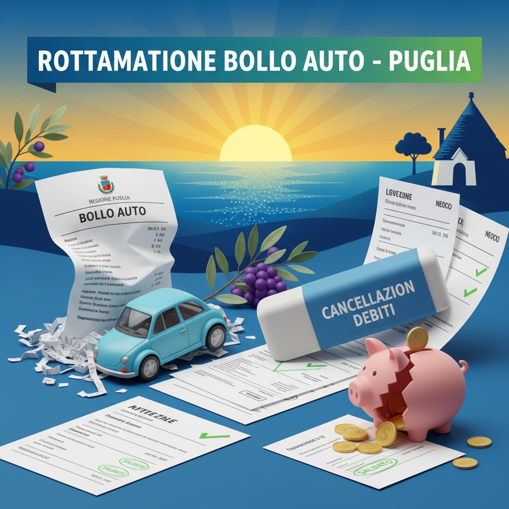 Puglia: Rottamazione Bollo Auto per Debiti dal 2000 al 2023, Come Funziona?