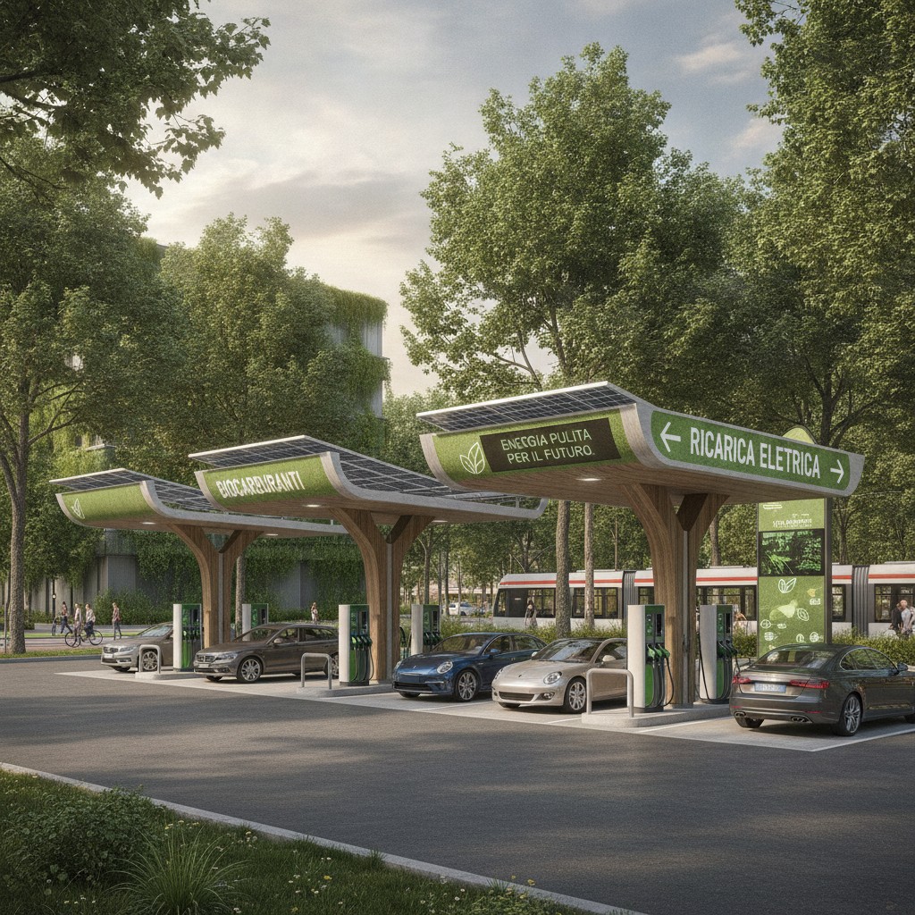 Biocarburanti e Colonnine Elettriche: Integrazione nei Distributori Tradizionali