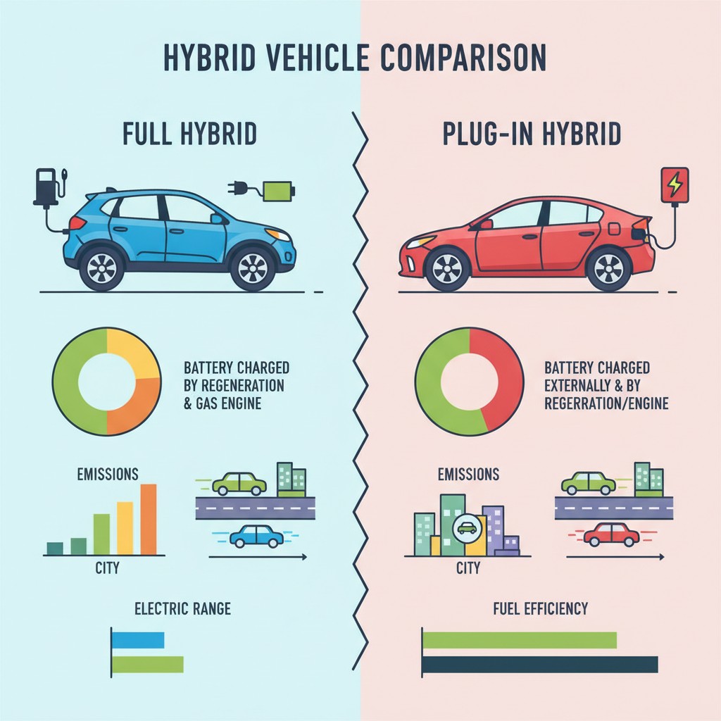 Full Hybrid vs Plug-in Hybrid: Qual è la Scelta Giusta per Te?