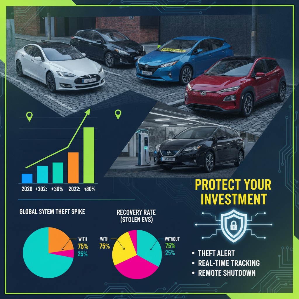 Furto d’Auto: Come Proteggere la Tua Vettura Ibrida ed Elettrica