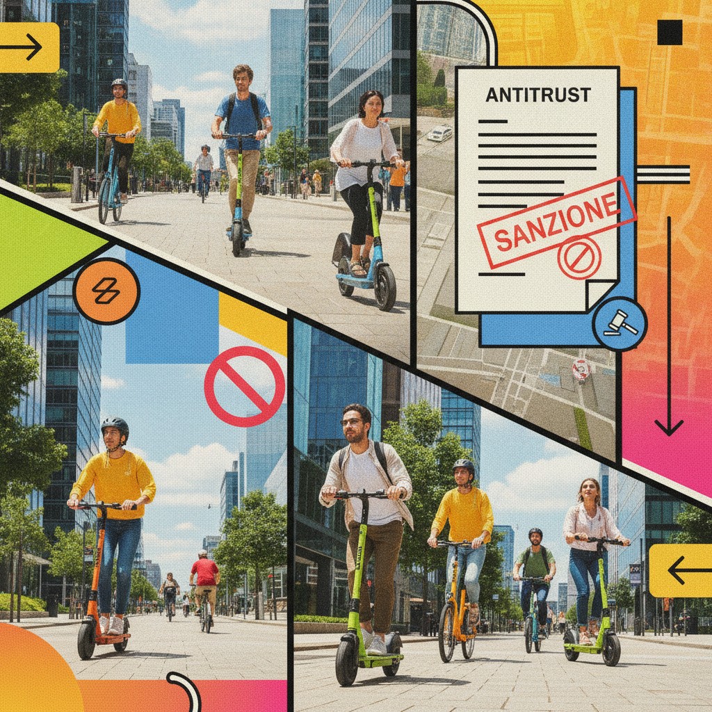 Antitrust e Micromobilità: Mega Multa alle Aziende di Monopattini e Bike Sharing