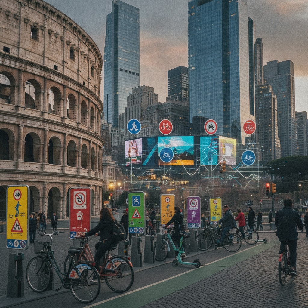 Vita Dura per le Due Ruote: Multe a Roma e Restrizioni a New York
