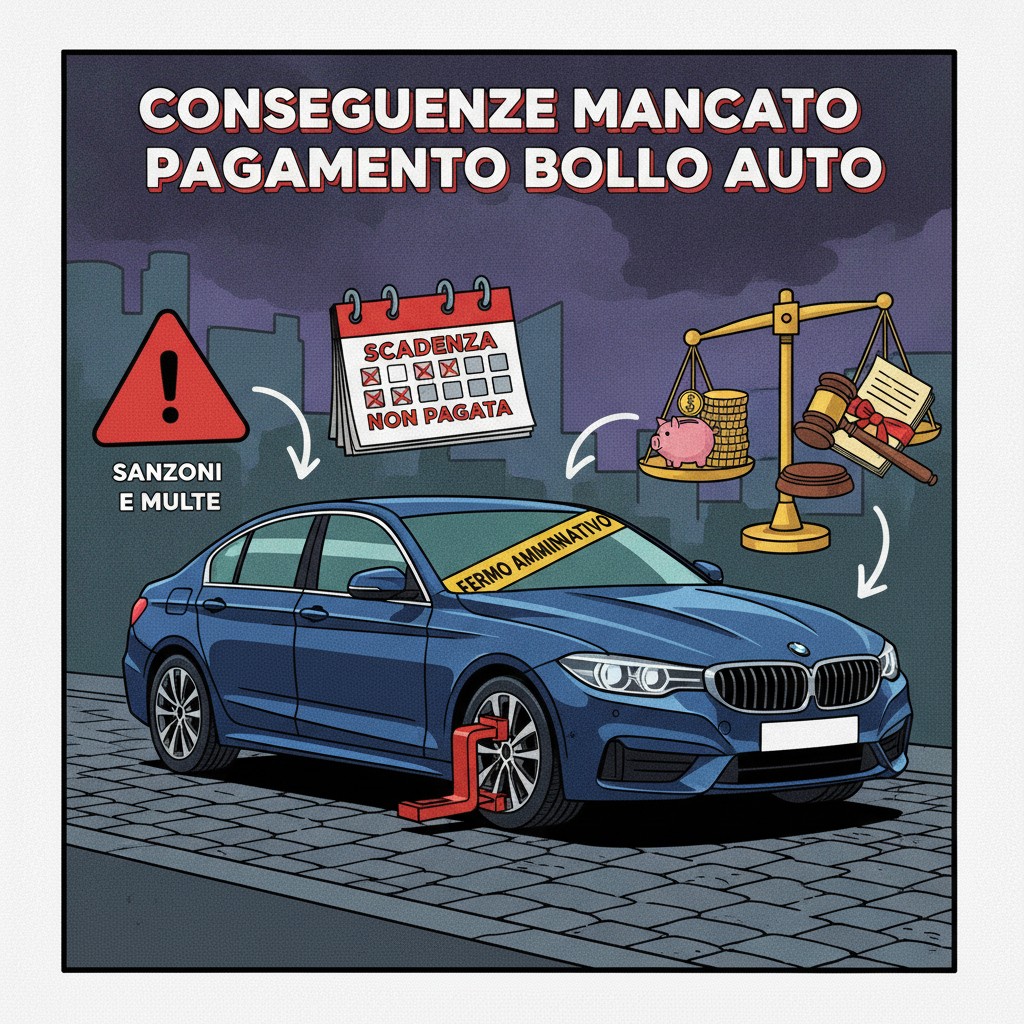 Cosa Rischi Se Non Paghi il Bollo Auto: Sanzioni e Conseguenze