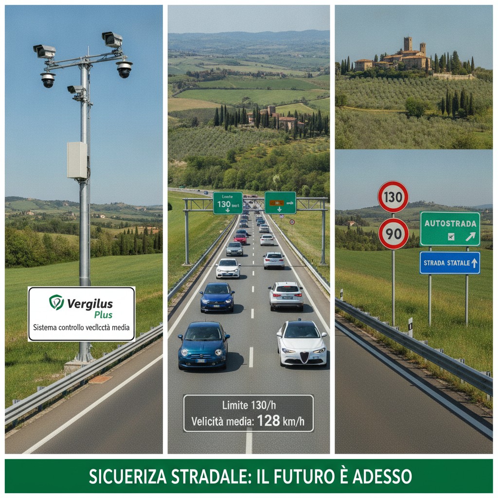 Tutti i Tratti Stradali Controllati da Vergilius Plus
